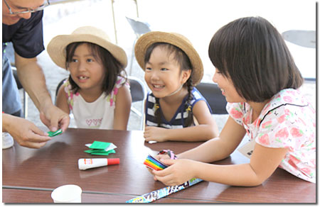 子供たちに大人気だった「手作りおもちゃ」