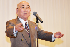 三遊亭円歌師匠の祝辞